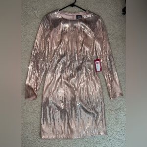 Rose gold dress
